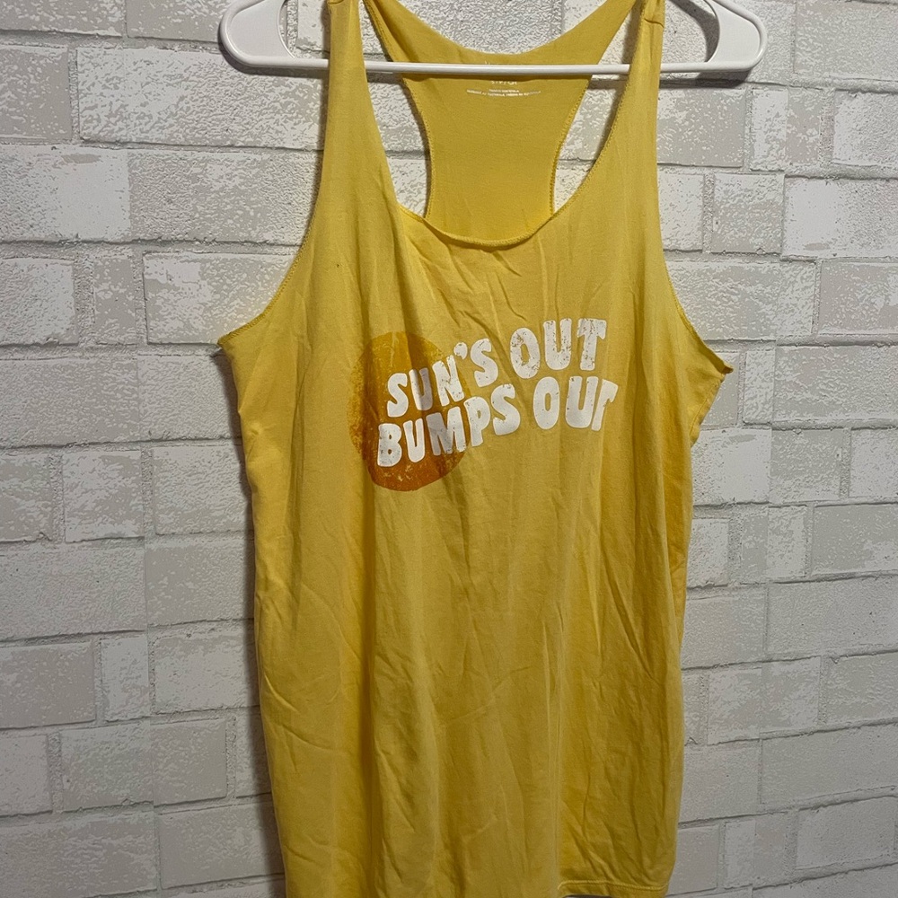 Motherhood Maternity Yellow Tank Top
